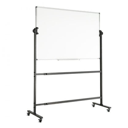 010365465695 - 48x32 Inch Mobile Double-Sided Whiteboard with Accessories