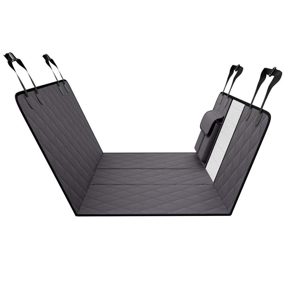 WMDY24159 - 54" x 24" Waterproof Dog Car Seat Cover with Non-Slip Safety Belt