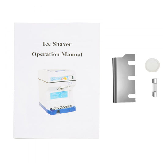 010414171824 - VEVOR Automatic Ice Shaver with Adjustable Thickness & Stainless Steel Blade