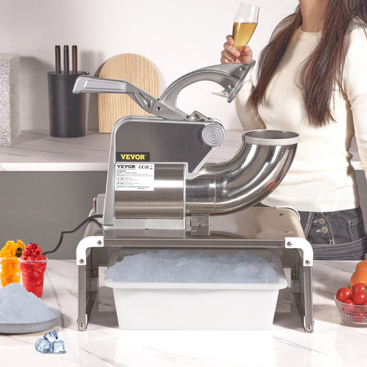 BY-300XTD-S - 661lbs/hr Durable Electric Ice Crusher for Events and Businesses