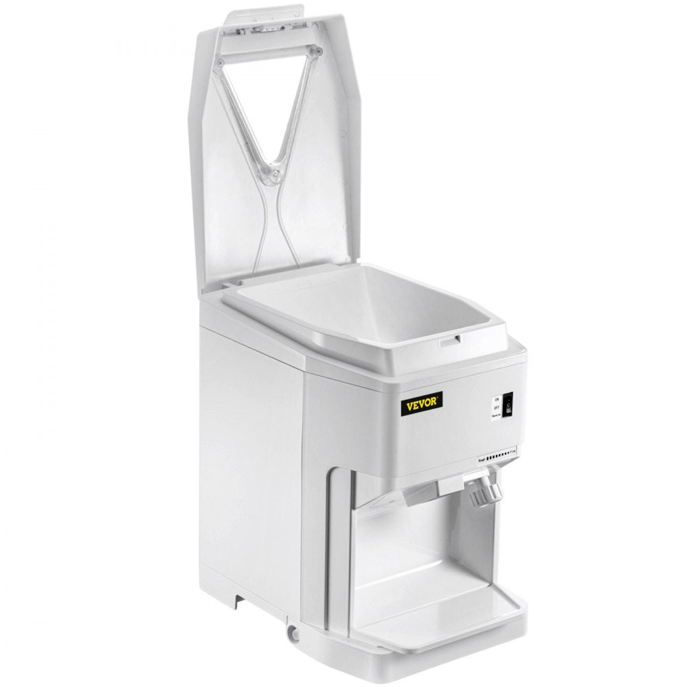 BY-168A - Powerful 265 LBS/H Electric Ice Shaver with Adjustable Finely Ground Feature