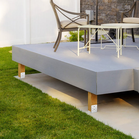 BBLZ-6in-1 - Durable 5.9"x5.6" VEVOR Post Base for 6x6 Columns