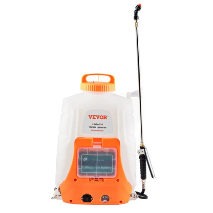 010956303229 - 4 Gal Battery Backpack Sprayer for Easy Gardening