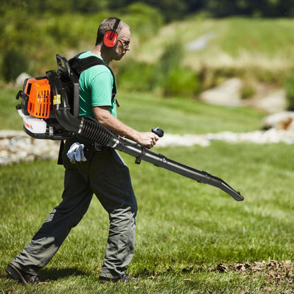 BL-866B - 62CC Backpack Leaf Blower with Ergonomic Design for Yard Cleanup
