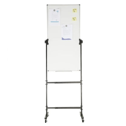 010118841880 - Double-Sided 24x48” Magnetic Whiteboard on Wheels
