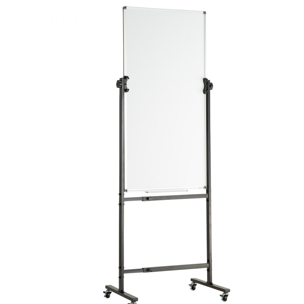 010118841880 - Double-Sided 24x48” Magnetic Whiteboard on Wheels