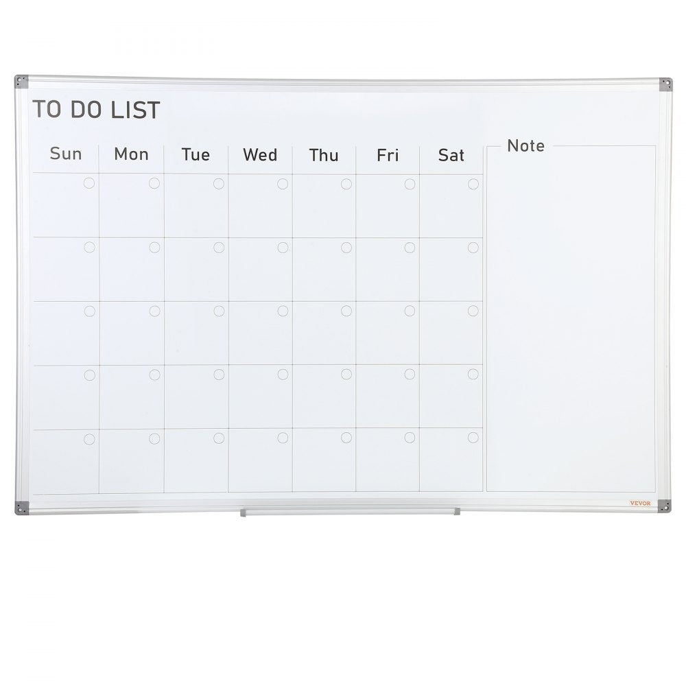 010146252952 - 36" x 24" Magnetic Calendar Whiteboard for Home & Office
