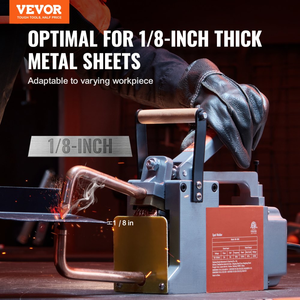 DN-100E - Compact 1/8-inch Portable Spot Welder for Metal Sheets