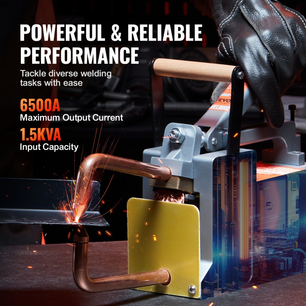 DN-100E - Compact 1/8-inch Portable Spot Welder for Metal Sheets