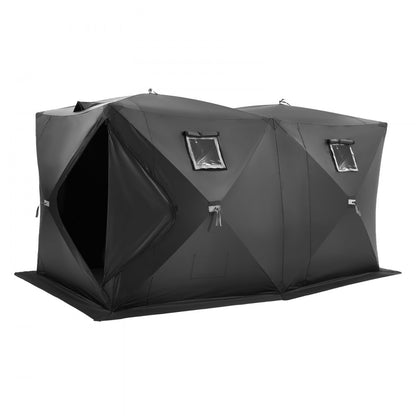 DT034 - Spacious 6-8 Person Ice Fishing Tent with Windproof Fabric