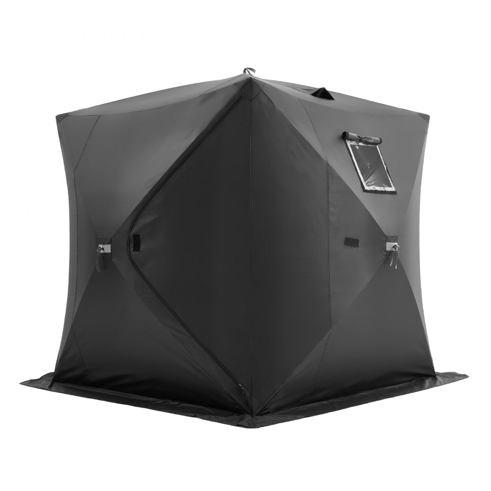 DT033 - Spacious 3-4 Person Portable Ice Fishing Shelter with Windows