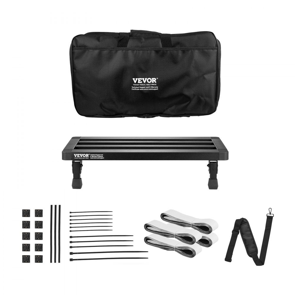 BD-5 - Lightweight 20'' Guitar Pedal Board with Carry Bag and Accessories