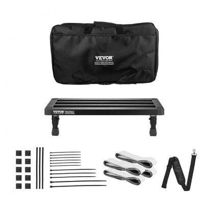 BD-5 - Lightweight 20'' Guitar Pedal Board with Carry Bag and Accessories