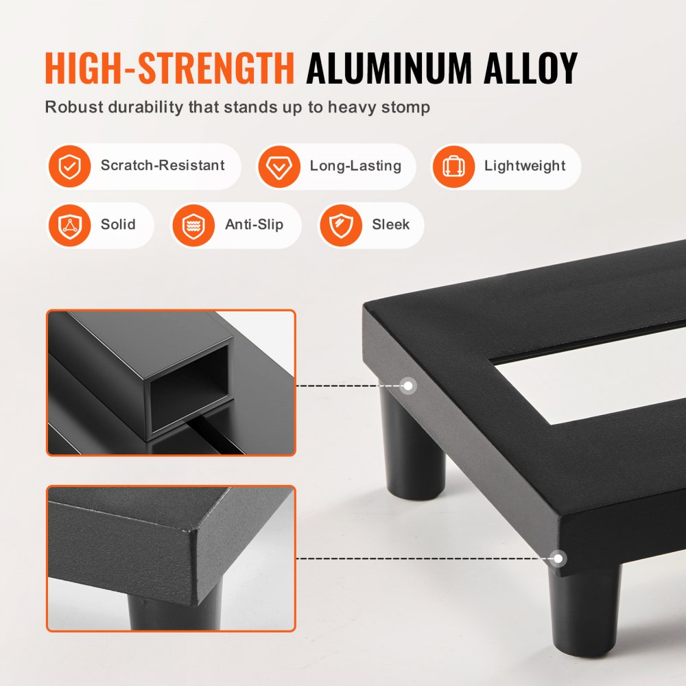 BD-1 - Lightweight 15'' VEVOR Guitar Pedal Board for 4-6 Pedals