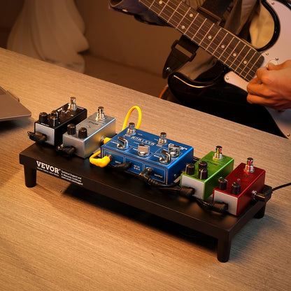 BD-1 - Lightweight 15'' VEVOR Guitar Pedal Board for 4-6 Pedals