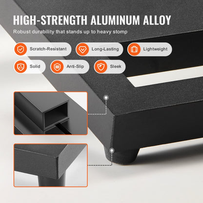 BD-3A - Lightweight 14" Aluminum Guitar Pedal Board for Up to 8 Pedals