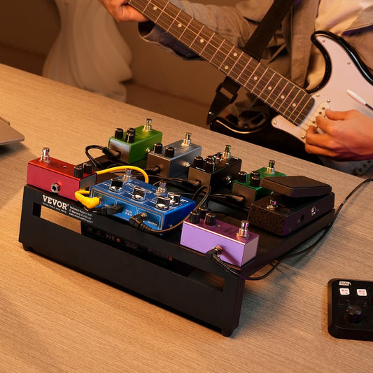 BD-3A - Lightweight 14" Aluminum Guitar Pedal Board for Up to 8 Pedals