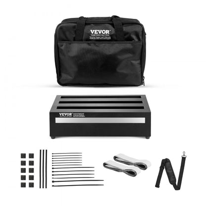 BD-3A - Lightweight 14" Aluminum Guitar Pedal Board for Up to 8 Pedals