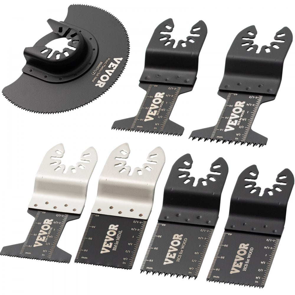 010398123523 - 50 PCS Wear-Resistant Oscillating Blades for Precision Cutting