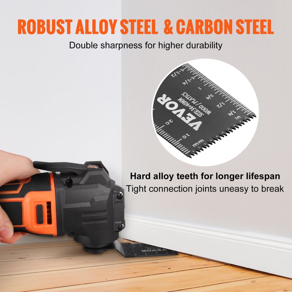 010178386468 - Durable Oscillating Saw Blades for Wood, Plastic, Aluminum