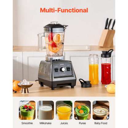 HS-208-1 - 1.8L 1400W High-Speed Blender for Smoothies and Slushies