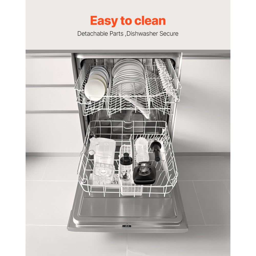 HS-208-1 - 1.8L 1400W High-Speed Blender for Smoothies and Slushies