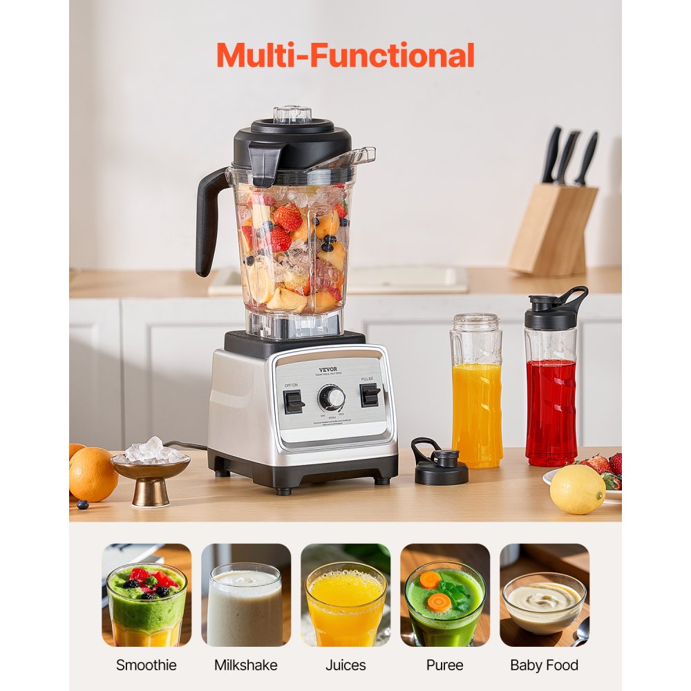 HS-228 3.0L - 2.5L High-Speed Blender for Smoothies & Shakes