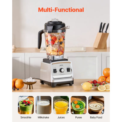 HS-228 3.0L - 2.5L High-Speed Blender for Smoothies and Slushies