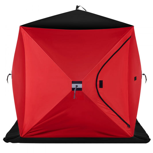 010117265065 - 73"x73" Portable Ice Fishing Shelter for 2 People
