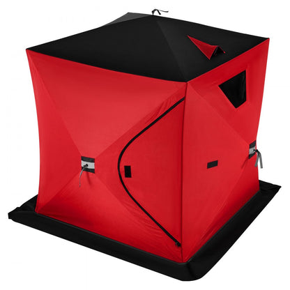 010117265065 - 73"x73" Portable Ice Fishing Shelter for 2 People