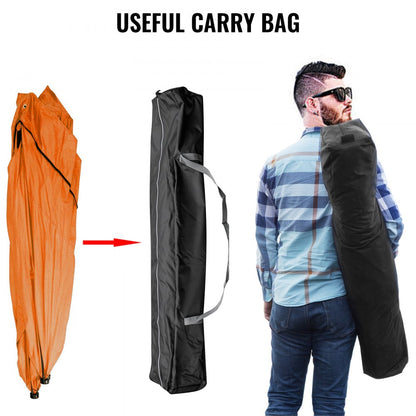 010785965548 - 8-Person Waterproof Ice Fishing Shelter with Fiberglass Poles