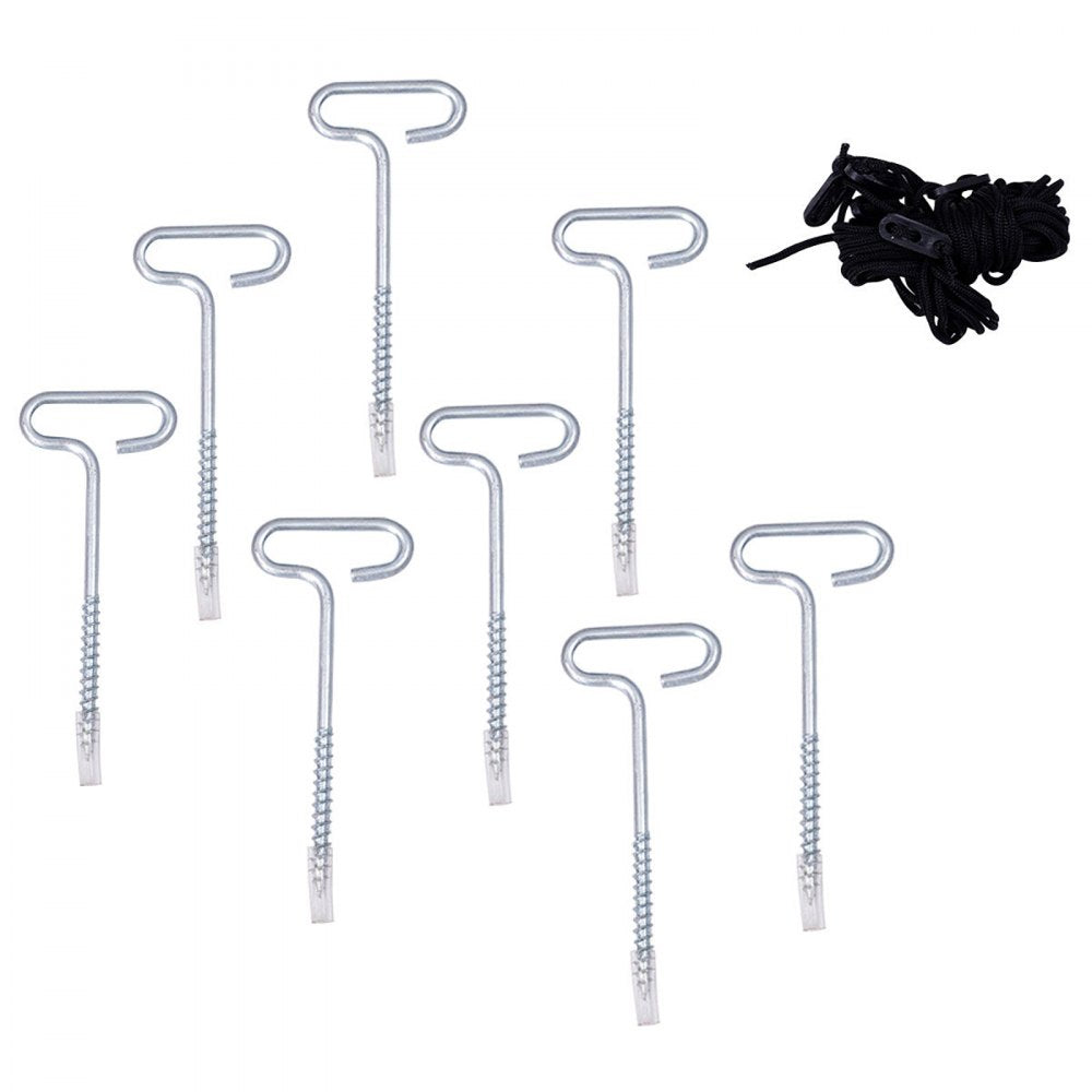 010785965548 - 8-Person Waterproof Ice Fishing Shelter with Fiberglass Poles