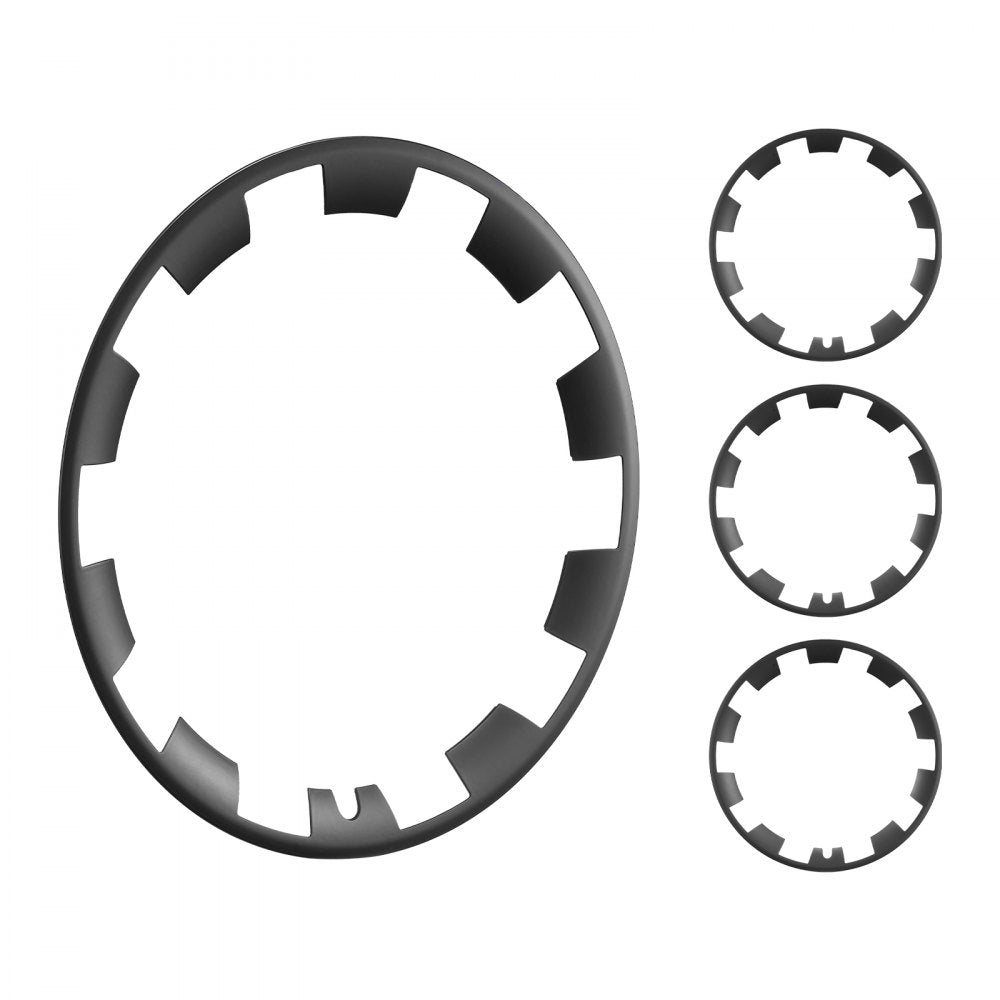 010594154835 - Durable 20" ABS Hubcaps with Stylish Multi-Spoke Design