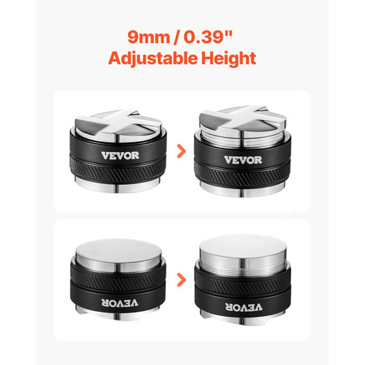 BFQ53mm0101010009 - 2-in-1 Adjustable Espresso Tool for Precise Coffee Tamping