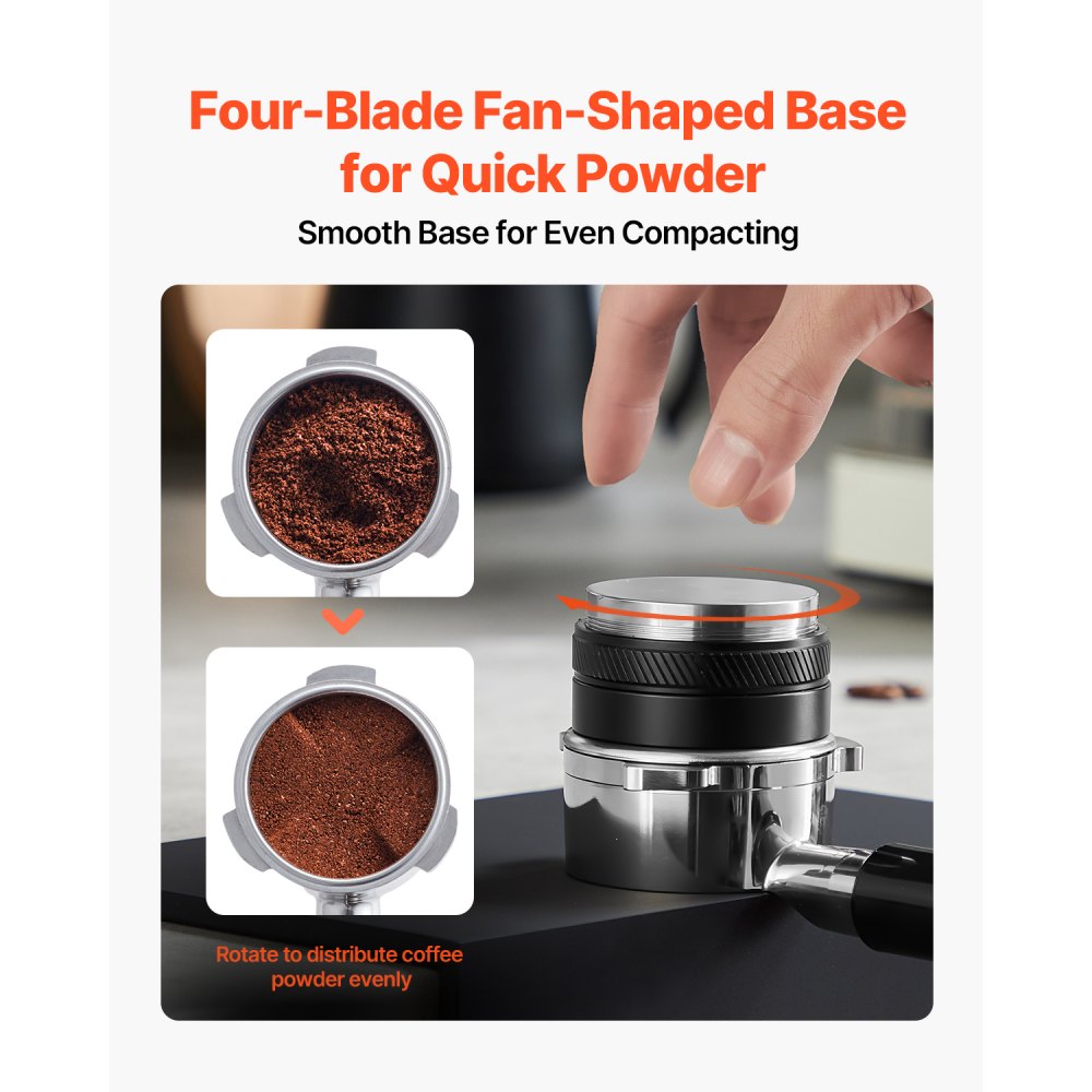 BFQ53mm0101010009 - 2-in-1 Adjustable Espresso Tool for Precise Coffee Tamping