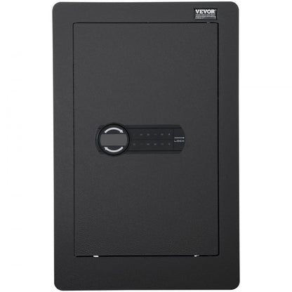 SS-650QR - VEVOR 25.59" Wall Safe with Keypad and Adjustable Shelves