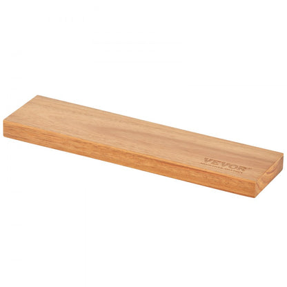 GM23001 - Acacia Wood Magnetic Knife Holder with Strong Hold and Flexible Mounting