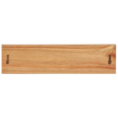 GM23001 - Acacia Wood Magnetic Knife Holder with Strong Hold and Flexible Mounting