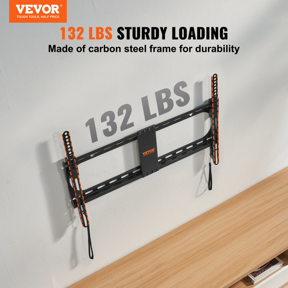 RLLT2-F - 37-70" Carbon Steel TV Wall Mount, 132 lbs Capacity