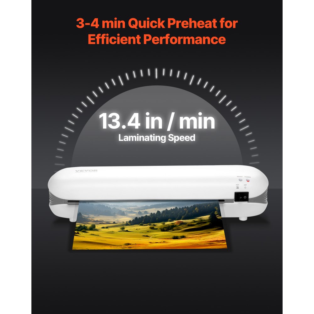 SL288 - A4 Laminator Machine for Photos & Documents, Heats Up in 3-4 mins