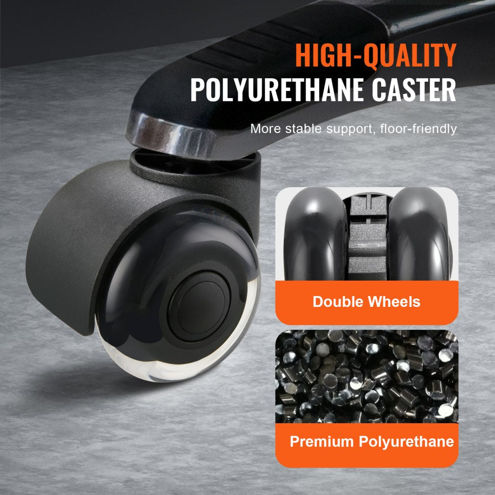 CC-YJJL-S2 - Durable Dual Ball Bearing Office Chair Wheels, Silent Rolling