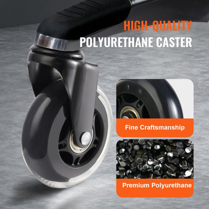 CC-YJJL-D3 - Smooth-Glide Caster Wheels for Office Chairs, 5 Heavy-Duty Design