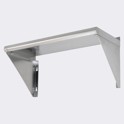 WMS1224 - Heavy-Duty 12" x 24" Stainless Steel Wall Shelf, Supports 230 lbs