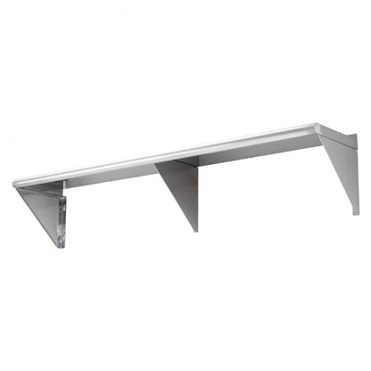 WMS1260 - 12" x 60" Heavy-Duty Stainless Steel Wall Shelf, 315 lbs Capacity