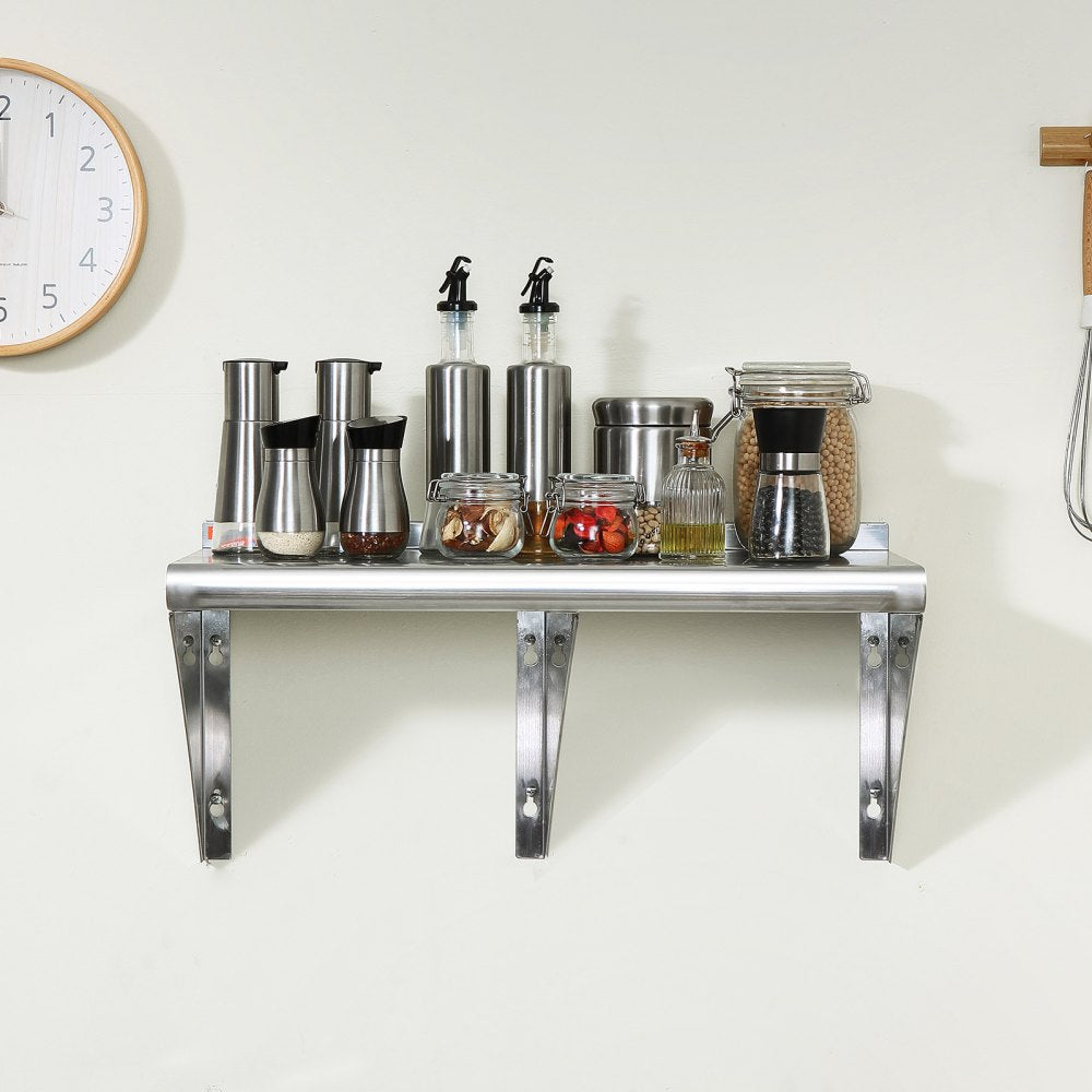 WMS1460 - 14" x 60" Heavy-Duty Stainless Steel Shelf for Storage