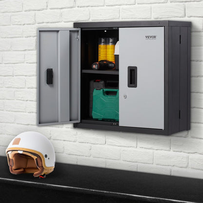 010105816892 - Compact 26” Foldable Metal Wall Cabinet for Secure Storage