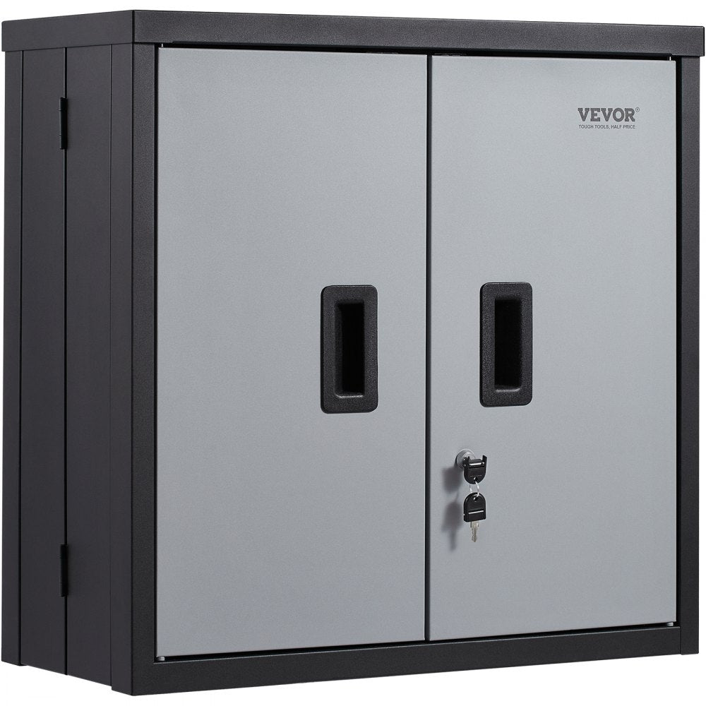 010105816892 - Compact 26” Foldable Metal Wall Cabinet for Secure Storage