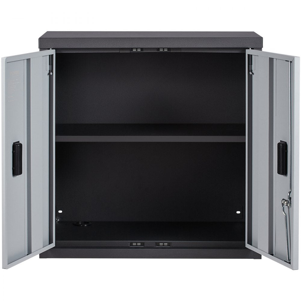 010105816892 - Compact 26” Foldable Metal Wall Cabinet for Secure Storage