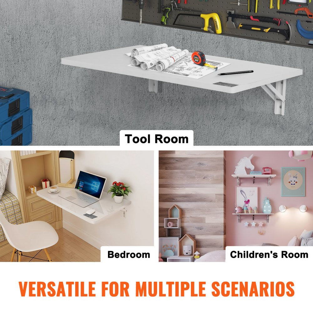 PBS-1 - Space-Saving 23.62" Wall Mounted Table for Home or Office