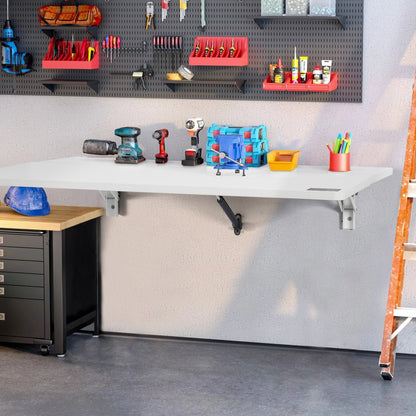 PBS-7 - Space-Saving Wall-Mounted Folding Desk, 31.5" x 19.69"